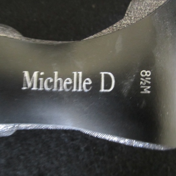 MICHELLE D - Silver/Charcoal Grey - Evening Shoes - Picture 5 of 7